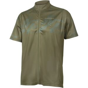 Endura Hummvee Ray SS MTB Jersey Olive Green  - Size: XS - male