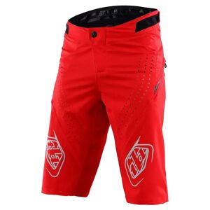 Troy Lee Designs Sprint MTB Shorts Mono Race Red  - Size: 32in - male