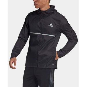 adidas Own The Run Men's Reflective Running Jacket Black/Silver XS male