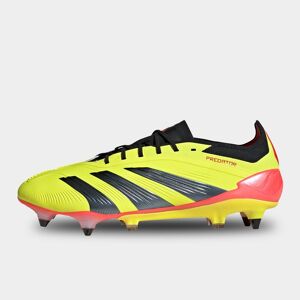 adidas Predator 24 Elite Soft Ground Football Boots Yellow/Blk/Red 8 male