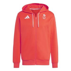 adidas Team GB Hoodie Adults Bright Red L male