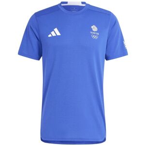 adidas Team GB Workout T shirt Adults Lucid Blue 2XL male