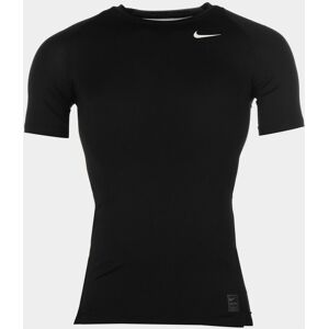 Nike Pro Mens Tight Fit Short Sleeve Top Black 2XL male