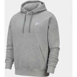 Nike Sportswear Club Fleece Pullover Hoodie Mens Grey L male