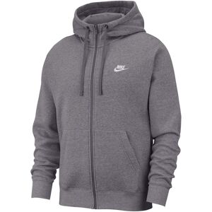 Nike Sportswear Club Fleece Mens Full Zip Hoodie - male - Grey Heather - S