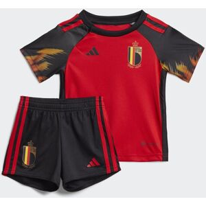 adidas Belgium Home Babykit 2022 - unisex - Red/Black - 6-9 Months