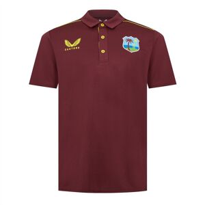 Castore WI Trvl Polo Sn99 - male - Maroon/Yellow - S