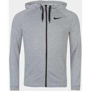 Nike Dri FIT Mens Full Zip Training Hoodie - male - Grey - L