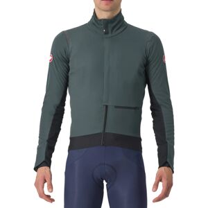 Castelli Alpha Doppio ROS Cycling Jacket - AW23 - Rover Green / Black Reflex / Silver / 2XLarge