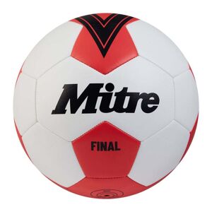 Mitre Final Football - WHITE/BIB RED