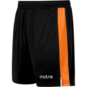 Mitre Amplify Shorts - BLACK/TANGERINE