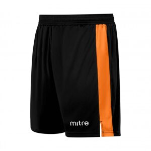 Mitre Amplify Shorts - BLACK/TANGERINE