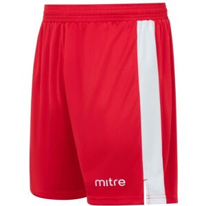 Mitre Amplify Shorts - SCARLET/WHITE