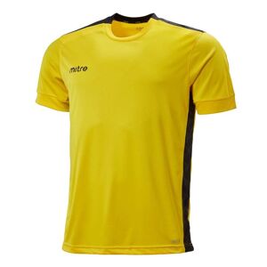 Mitre Charge Short Sleeve Jersey - Yellow/Black