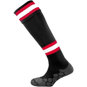 Mitre Division Tec Sock - Black/Scarlet/White