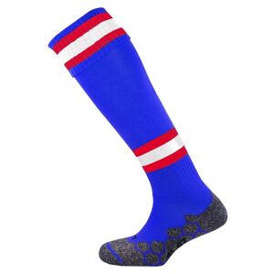 Mitre Division Tec Sock - Royal/Scarlet/White