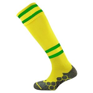 Mitre Division Tec Sock - Yellow/Emerald/Yellow