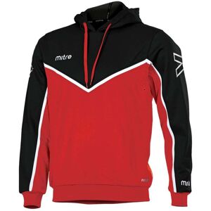 Mitre Primero Poly Hoody - Scarlet/Black/White