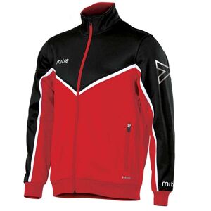 Mitre Primero Poly Track Jacket - Scarlet/Black/White