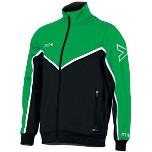 Mitre Primero Poly Track Jacket - Emerald/Black/White