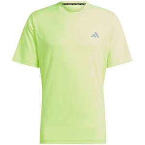 Adidas Ultimate Knit Running Shirts Men  - neon_green - Size: Small