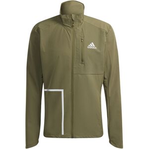 Adidas Own The Running Jacket Men  - olive - Size: Small