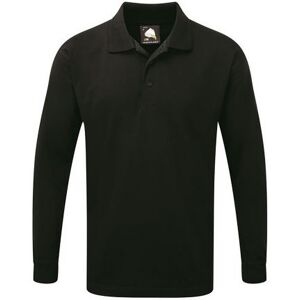 ORN 1170-10 Weaver Long Sleeve Poloshirt XL  Black