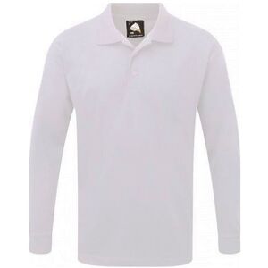 ORN 1170-10 Weaver Long Sleeve Poloshirt XL  White