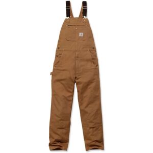 Carhartt 102776-211 Relaxed Fit Bib Overall Regular 42  Carhartt Brown