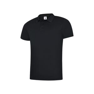 Uneek UC127 Mens Super Cool Poloshirt XL  Black