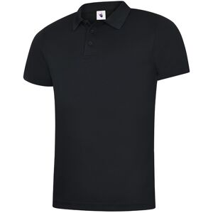 Uneek UC127 Mens Super Cool Poloshirt M  Black