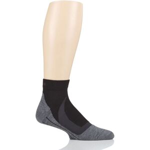 1 Pair Black RU4 Cool Short Cushioned Sports Short Socks Men's 11-12.5 Mens - Falke  - Black - Size: 11-12.5 Mens