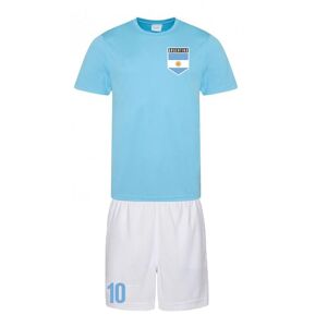 UKSoccershop Personalised Argentina Training Kit - Sky Blue - male - Size: Medium (38-40\
