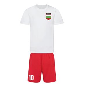 UKSoccershop Personalised Bulgaria Training Kit - White - male - Size: Medium (38-40\