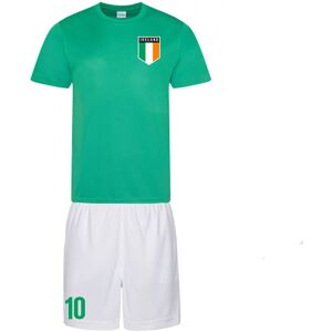 UKSoccershop Personalised Republic of Ireland Training Kit - Green - male - Size: Medium (38-40\