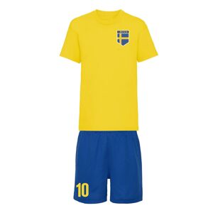 UKSoccershop Personalised Sweden Training Kit - Yellow - male - Size: Medium (38-40\