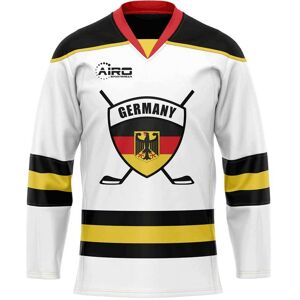 Airo Sportswear Germany Home Ice Hockey Shirt - White - male - Size: XXXL 54-56\" Chest (136-148cm)