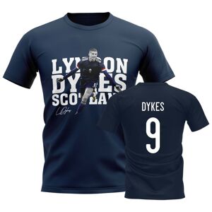 UKSoccershop Lyndon Dykes Scotland Player Tee (Navy) - Navy - male - Size: Medium (38-40\