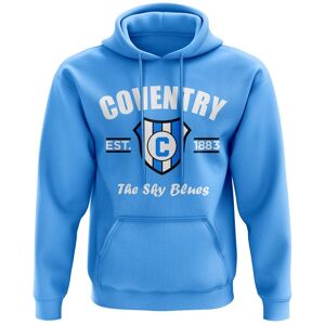 UKSoccershop Coventry Established Hoody (Sky) - Sky Blue - male - Size: Womens XXL (Size 18 - 40\" Chest)