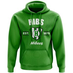 UKSoccershop Hibernian Established Hoody (Green) - Green - male - Size: Womens S (Size 10 - 32\" Chest)