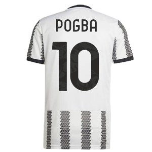 adidas 2022-2023 Juventus Home Shirt (POGBA 10) - White - male - Size: Small 36-38\" Chest