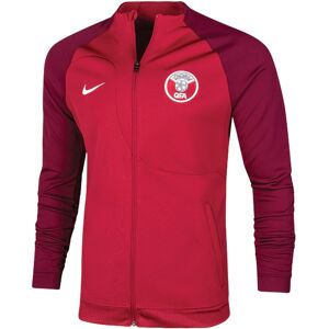 Nike 2022-2023 Qatar Academy Pro Knit Jacket - Maroon - male - Size: Medium 38-40\" Chest (96-104cm)