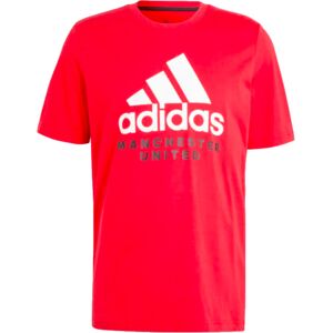 adidas 2023-2024 Man Utd DNA Graphic Tee (Red) - Red - male - Size: Medium 38-40\" Chest