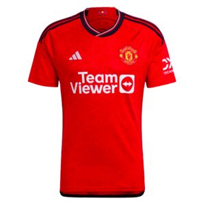 adidas 2023-2024 Man Utd Home Shirt - Red - male - Size: Small 36-38\" Chest