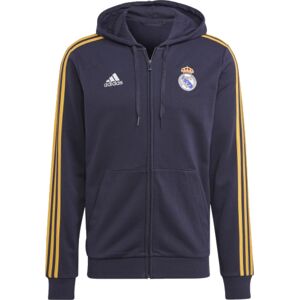 adidas 2023-2024 Real Madrid DNA Full Zip Hoody (Legend Ink) - Navy - male - Size: XXL 46-48\" Chest