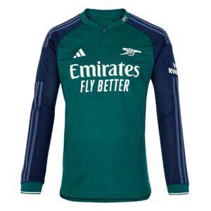adidas 2023-2024 Arsenal Long Sleeve Third Shirt - Green - male - Size: XS - 34-36\" Chest Size