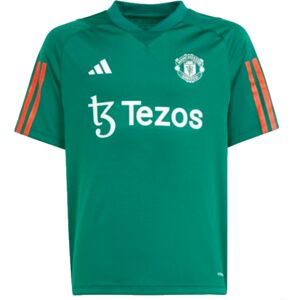 adidas 2023-2024 Man Utd Training Shirt (Green) - Kids - Green - male - Size: 13/14 Years - 32-34\" - 86cm