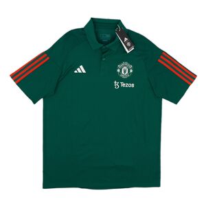 adidas 2023-2024 Man Utd Training Polo Shirt (Green) - Green - male - Size: Small 36-38\" Chest