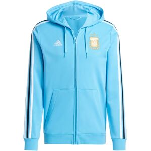 adidas 2024-2025 Argentina DNA Full Zip Hoody (Blue) - Blue - male - Size: XXL 46-48\" Chest