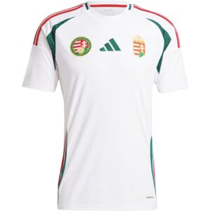 adidas 2024-2025 Hungary Away Shirt - White - male - Size: Small 36-38\" Chest